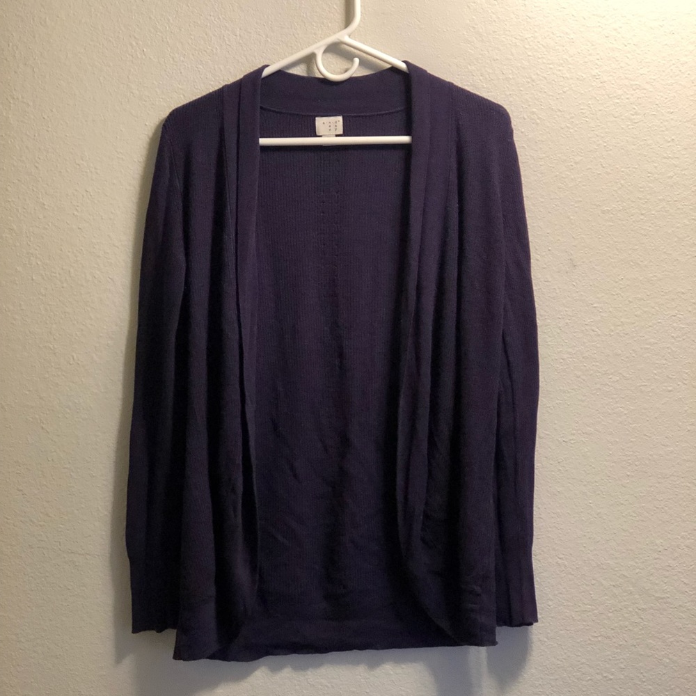 Purple Cardigan